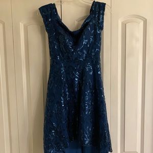 Size 3 Morgan and Co. blue dress
